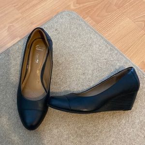 Womens Clark wedges. Size 9M. Gently worn indoors only.